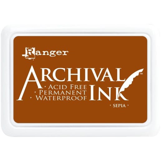 Almohadilla de tinta de archivo Sepia Ranger n.° 0 