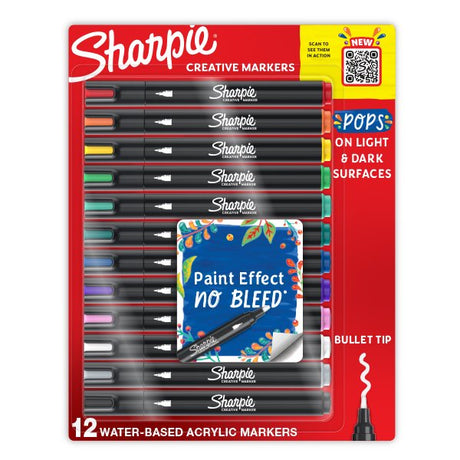 Sharpie Creative Markers Bullet Tip 12 Color