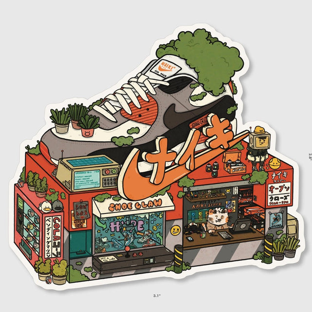 Shoe Box Shoe Store Vinyl Sticker