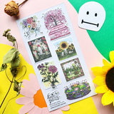 Skeleton Garden Sticker