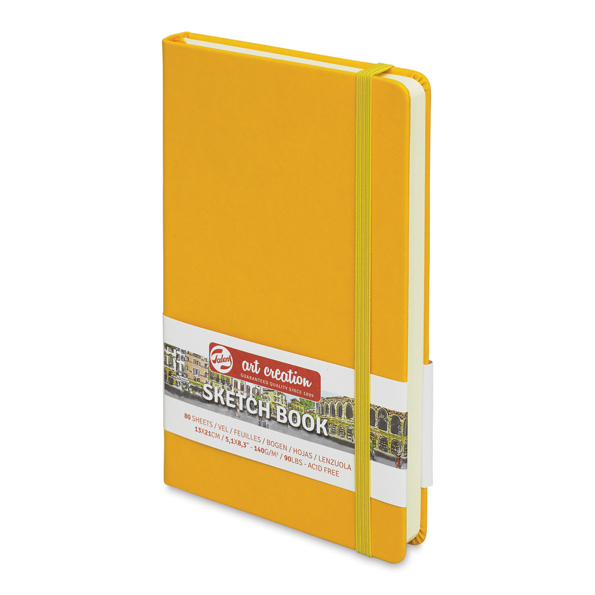 Cuaderno de bocetos 3,5" x 5,5" amarillo