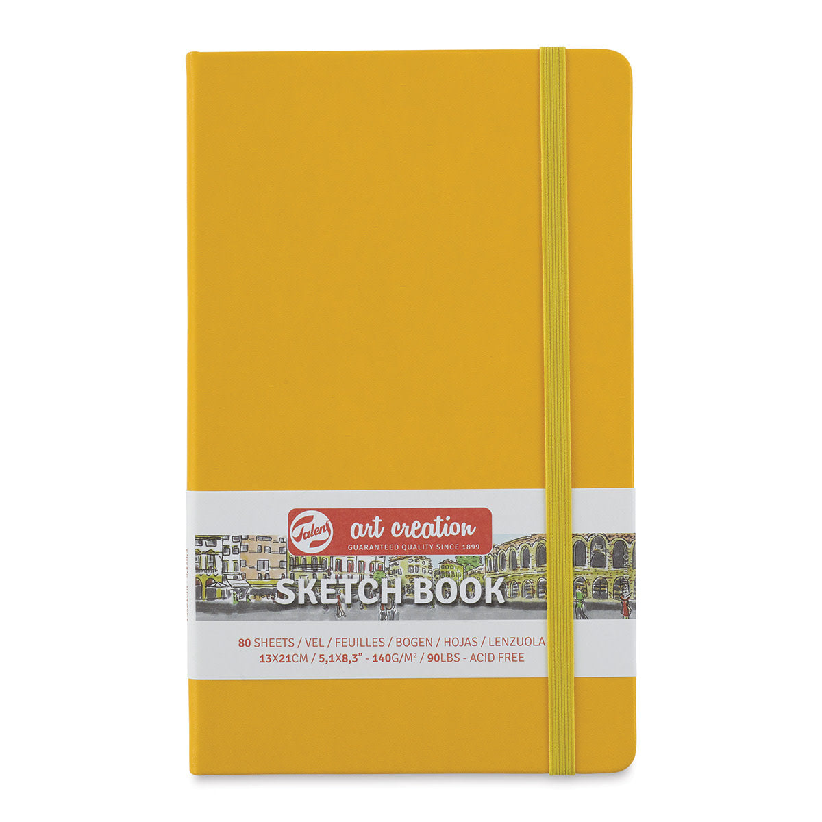 Cuaderno de bocetos 3,5" x 5,5" amarillo