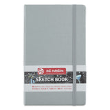 Cuaderno de bocetos de 5,1" x 8,3" en plata brillante