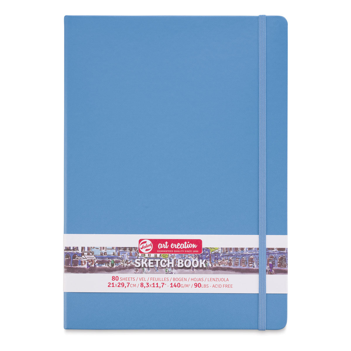 Cuaderno de bocetos 8,3" x 11,7" azul lago