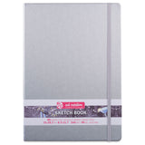 Sketch Book 8.3" x 11.7" Shiny Silver