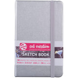 Sketch Books 3.5" x 5.5" Shiny Silver