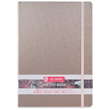 Cuaderno de bocetos 8,3" x 11,7" color champán rosado