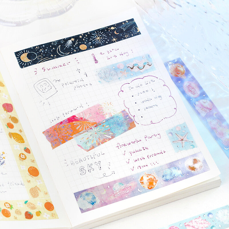 BGM July Fourth Skyrocket Firework Washi Tape