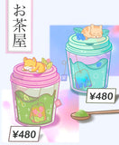 Sleepy Cat Tea Sticker