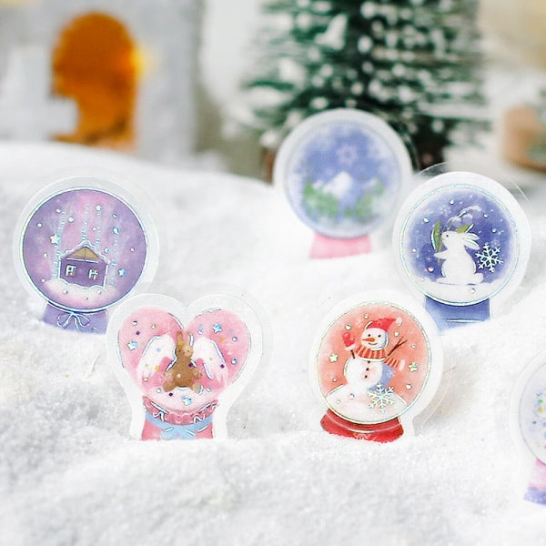 BGM Snow Globe Flake Sticker