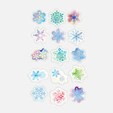 Snowflake Flake Sticker