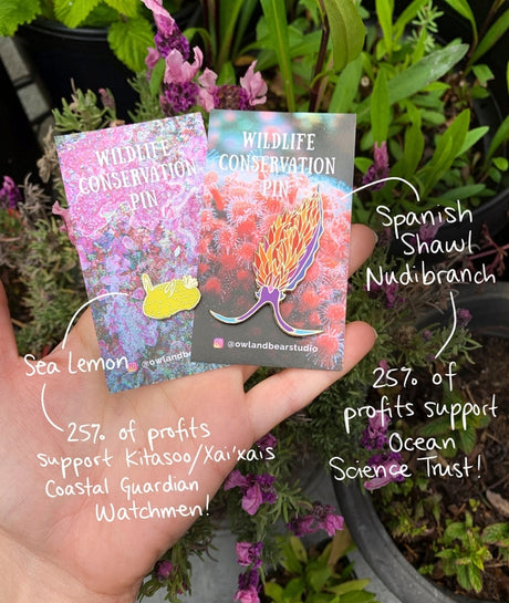 Spanish Shawl Nudibranch Enamel Pin