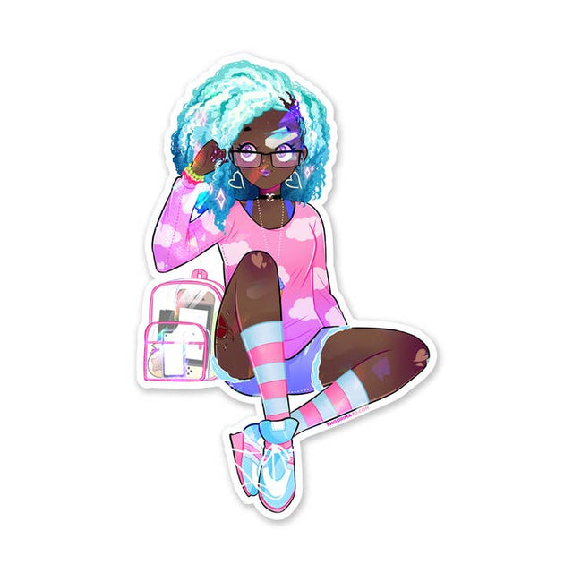 Shourimajo Cute Cuties Sirena Full Body Art Sparkly Stickers