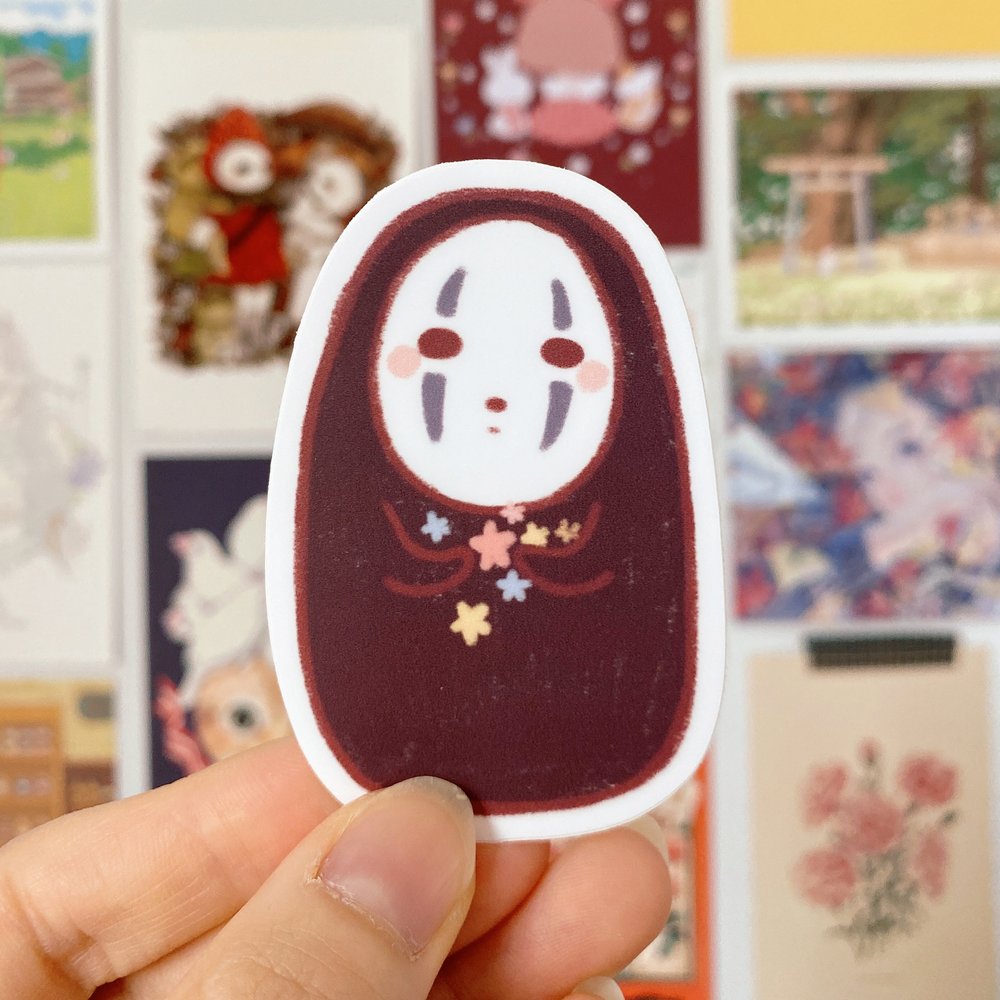 Spirited Away No Face Sticker