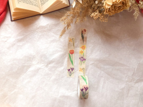 Samesjournal Spring Flower Washi Tape 15mm