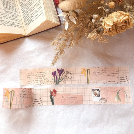 Samesjournal Spring Flower Washi Tape 30mm