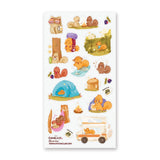 Squirrel Camping Trip Sticker Sheet