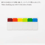 Stalogy Short Sticky Notes 6 Colors - Set A