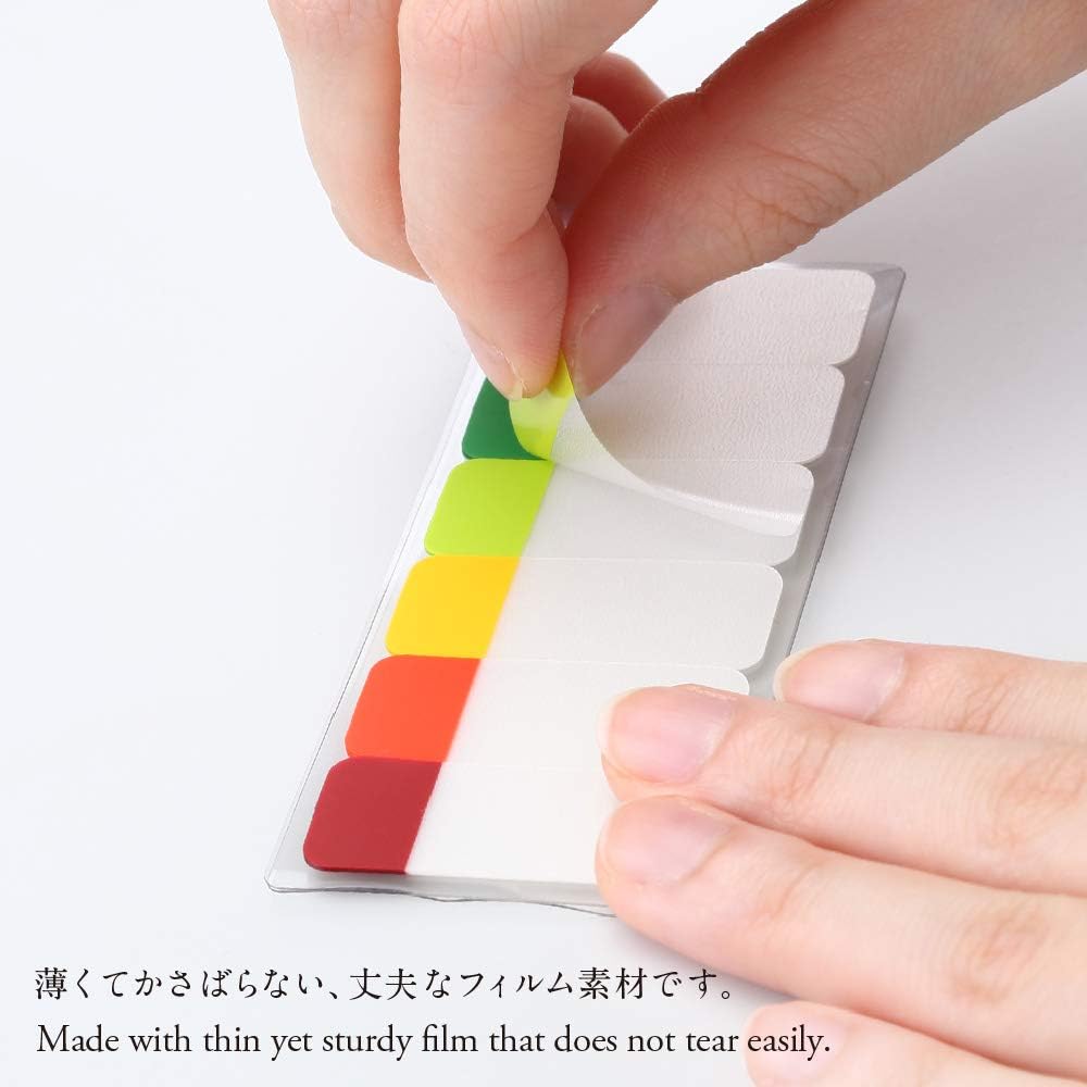 Stalogy Short Sticky Notes 6 Colors - Set A