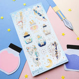 Starry Fountain Pens Sticker Sheet