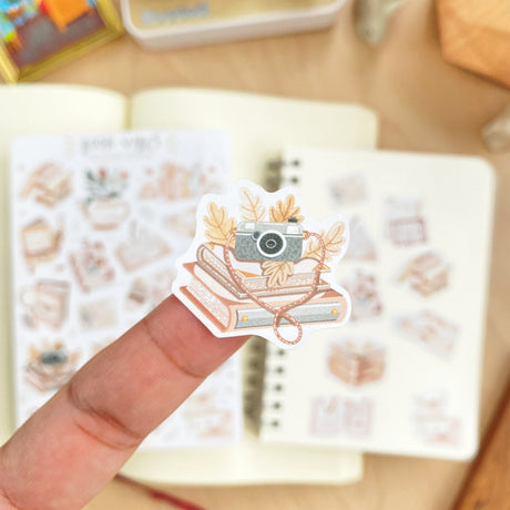 Book Vibes Sticker Sheet