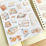 Cozy Reading Time Sticker Sheet