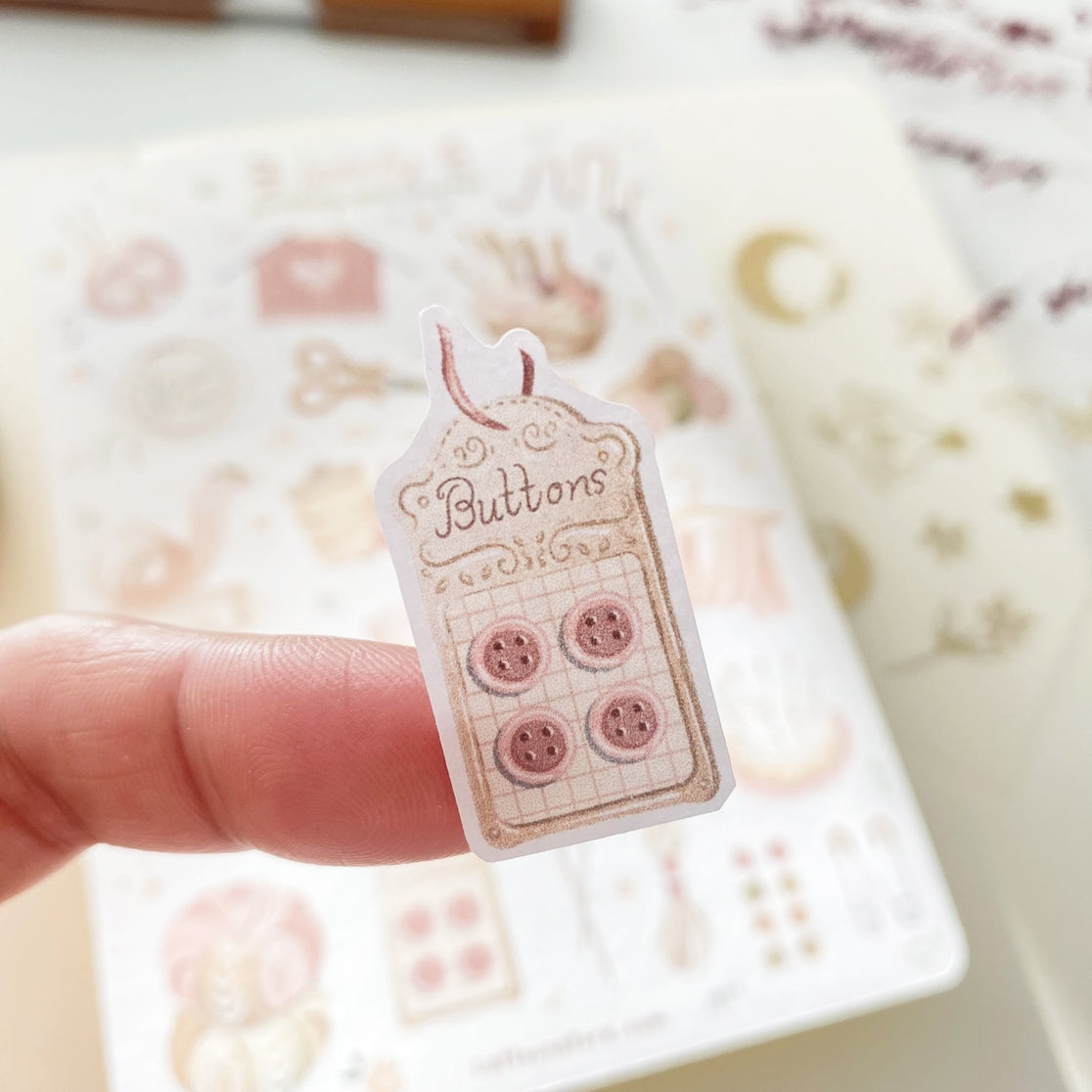 Knitting & Crochet Sticker Sheet