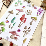 Nikki Dotti Mushroom Washi Sticker Sheet