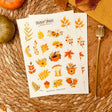 Autumn Flowers Sticker Sheet