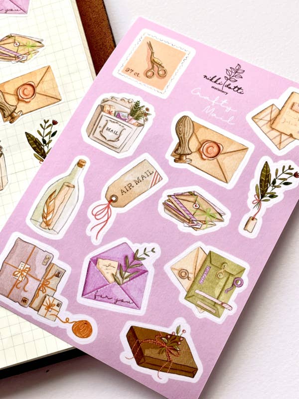 Crafty Mail Washi Sticker Sheet