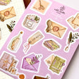 Nikki Dotti Crafty Mail Washi Sticker Sheet