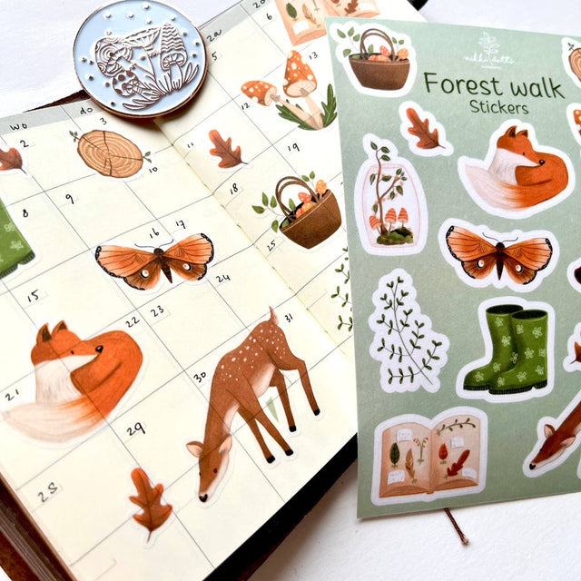 Nikki Dotti Forest Walk Sticker Sheet