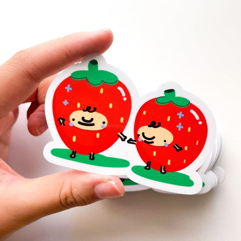 Strawberry Friends Sticker