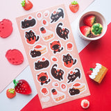 Strawberry Kitty Sticker Sheet