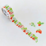 Strawberry Wreath&nbsp;Masking Roll Sticker Bande Washi Tape