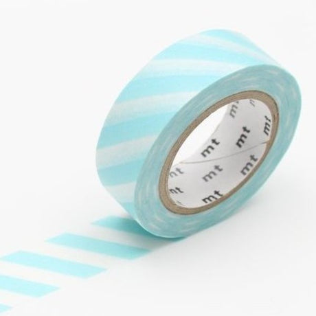 MT Washi Tape Stripe Mint Blue