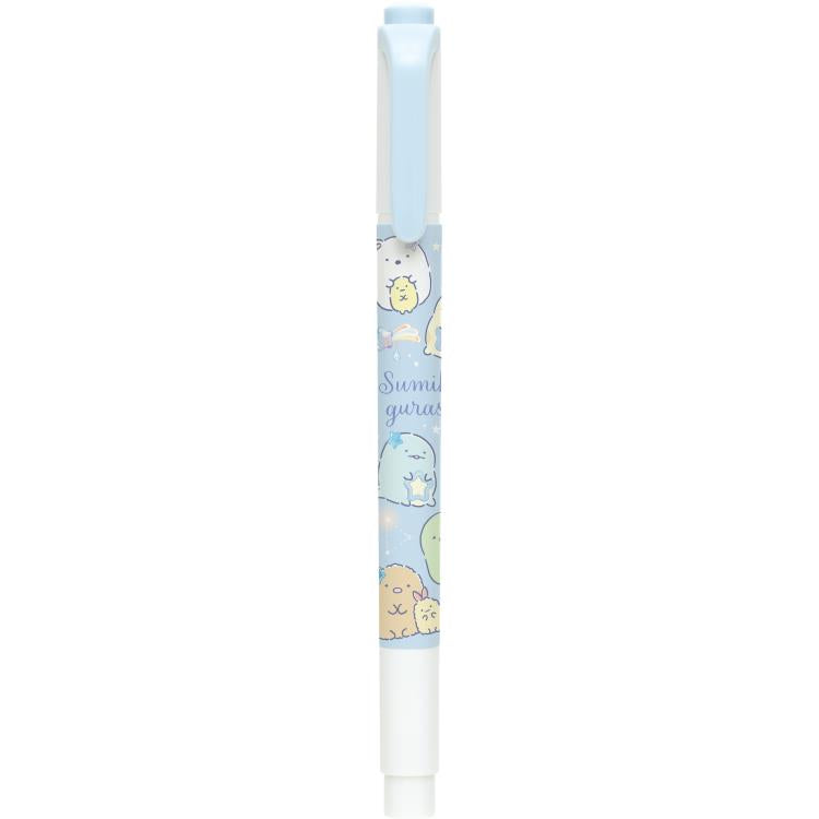 Iluminador Mildliner de doble cara Sumikko Gurashi: azul soda suave