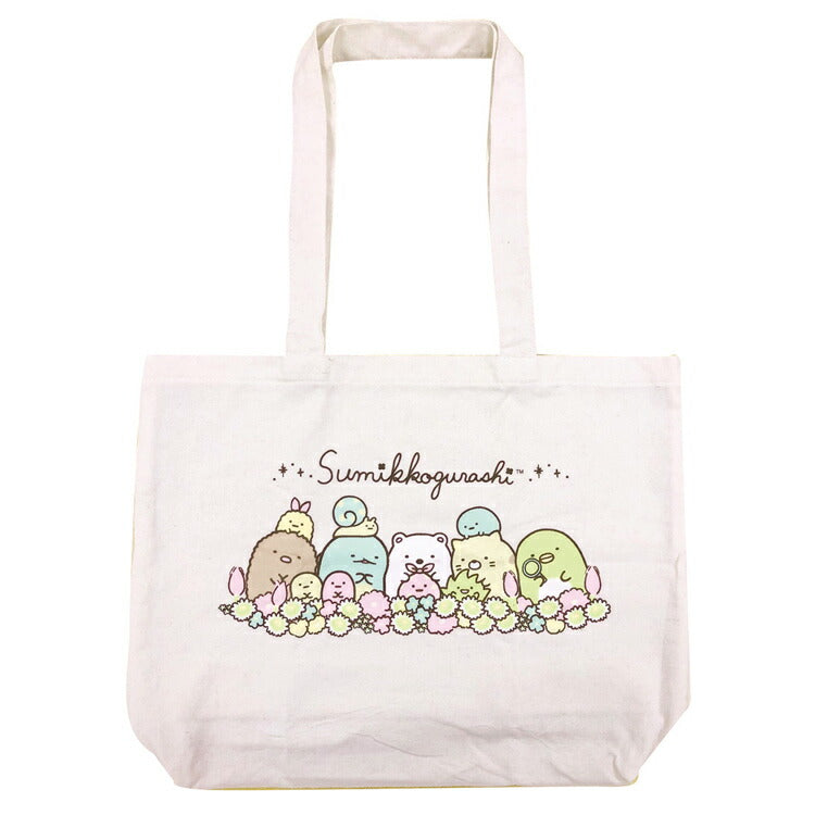 Sumikko Gurashi / Flower Garden Tote Bag & Drawstring Bag Set