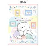 Cuaderno de la ciudad natal del oso polar Sumikkogurashi con bolsillo transparente 