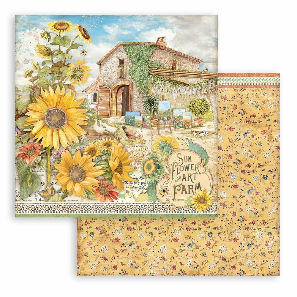 Sunflower Art Paper Pad 12"X12" 10/Pkg