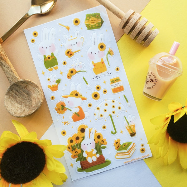 Sunflower Buns Sticker