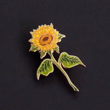 Sunflower Enamel Pin