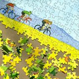 Sunflowers and Bikes 500 Piece Puzzle