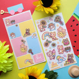 Sunny Garden Bears Sticker