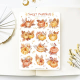 Sweet Pumpkin Sticker Sheet