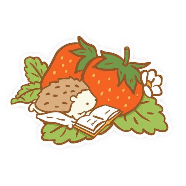 Sweet Reads Hedgehog Sticker