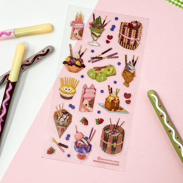 Sweet Stick(ii) Snacks Sticker Sheet