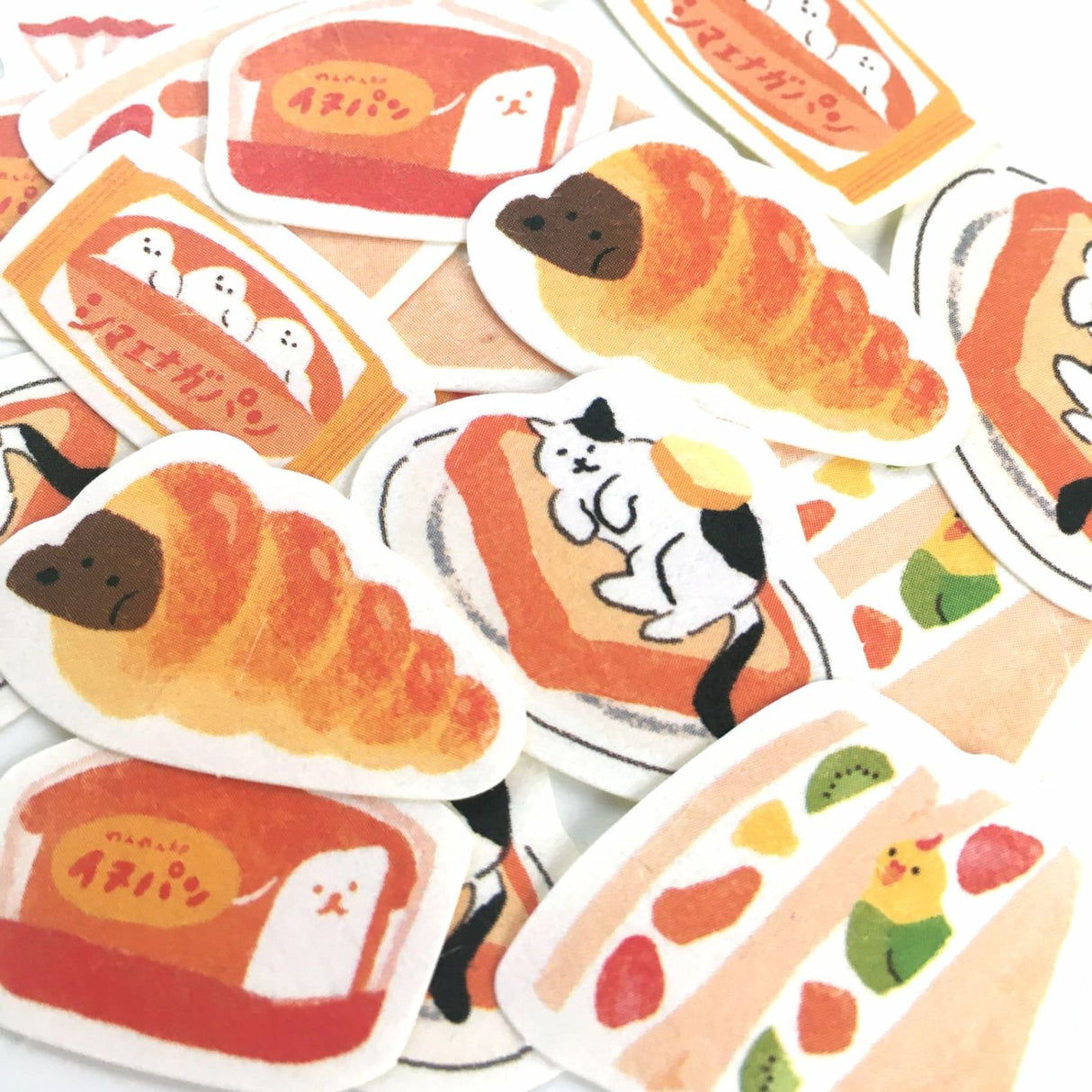 Sweets Animal Workshop Bread Flake Sticker