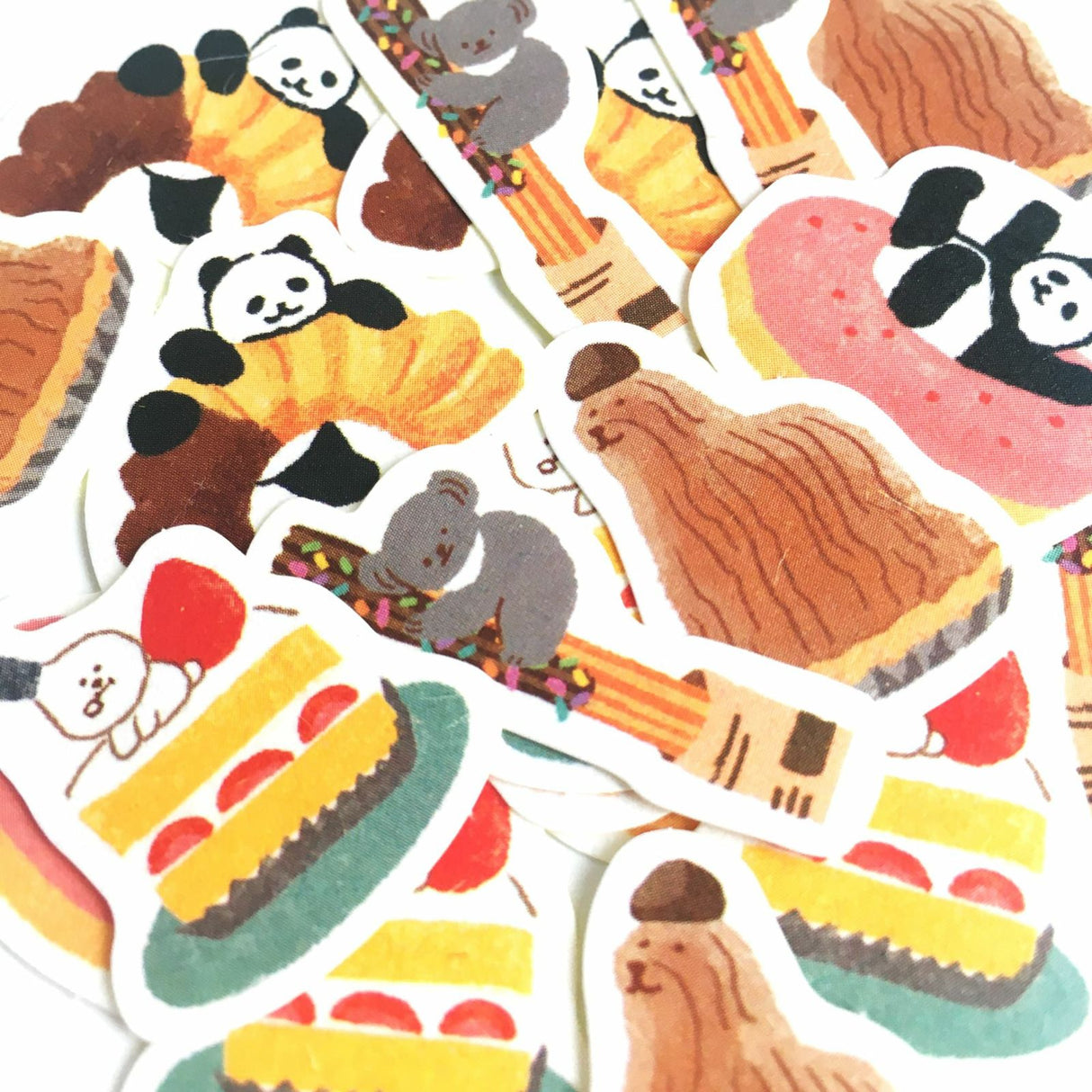 Sweets Animal Workshop Cake Flake Sticker