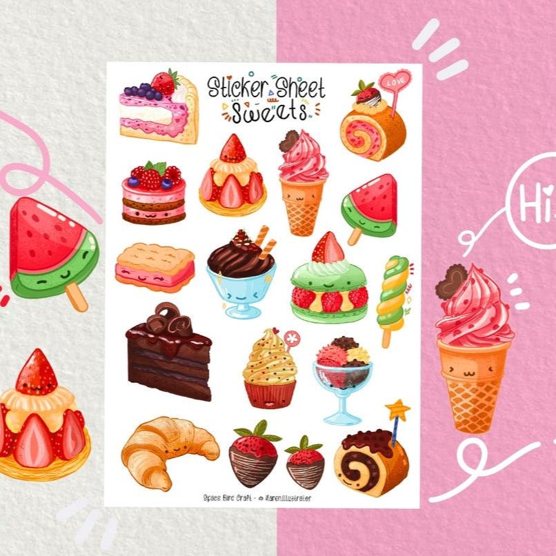 Sweets Sticker Sheet